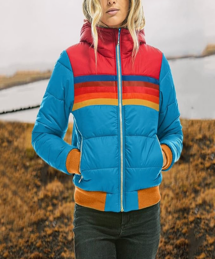 Elisa™ - Retro parka met capuchon van imitatiebont